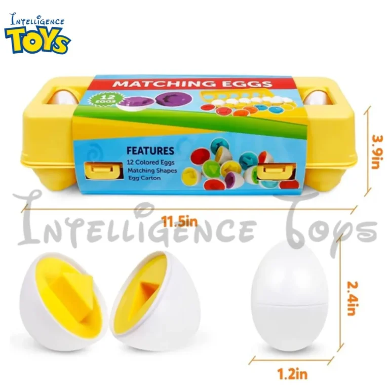 shape and color matching eggs