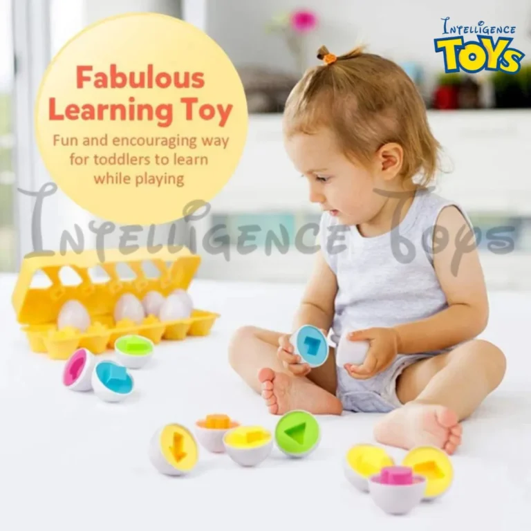 shape and color matching eggs