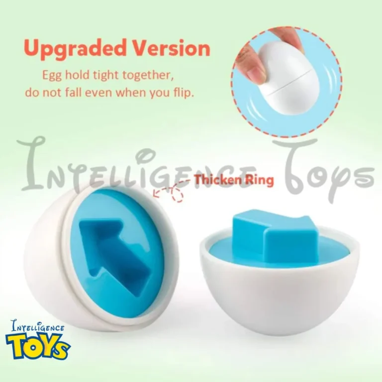 shape and color matching eggs