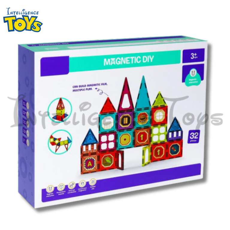 DIY Magnetic Creative Construction Blocks - 32 pieces