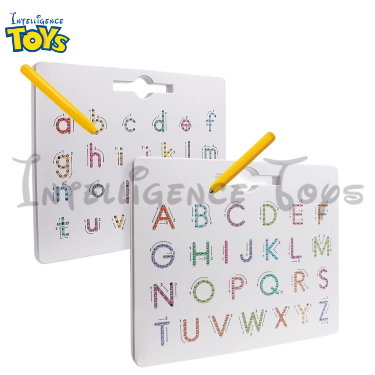 Magnetic Letter Board Tracing Board Reading Writing with Pen