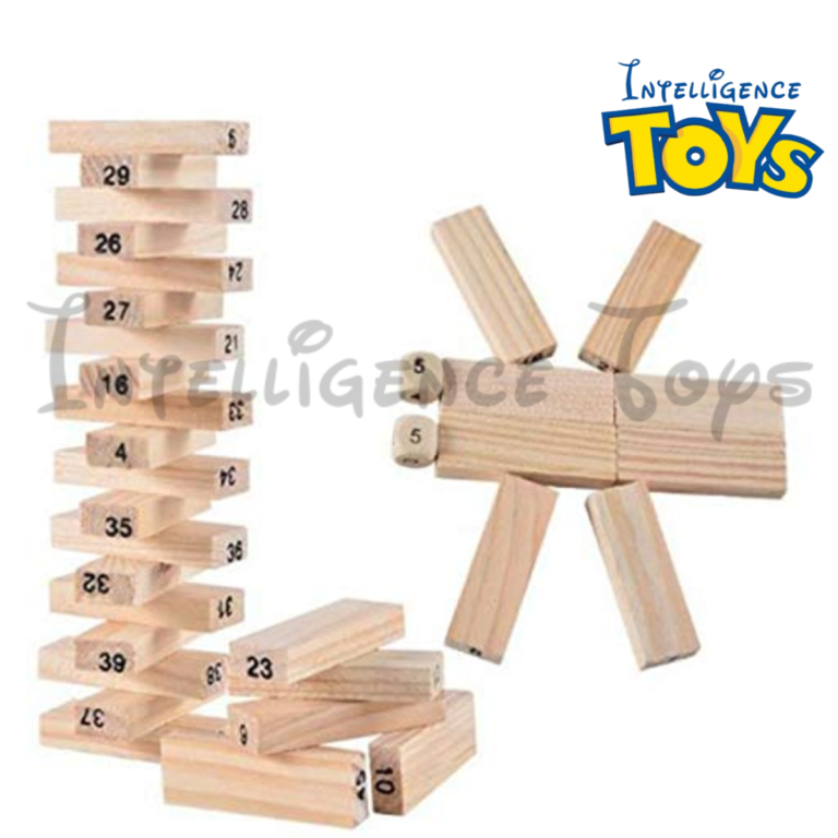 Wooden Tower Building Blocks Toy (3)