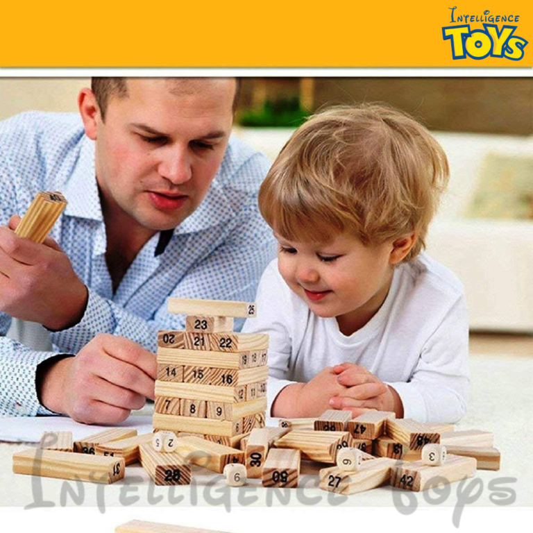 Wooden Tower Building Blocks Toy (4)