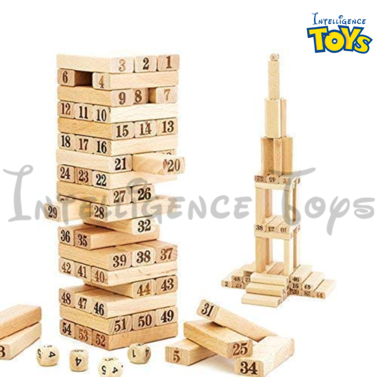 Wooden Tower Building Blocks Toy (5)