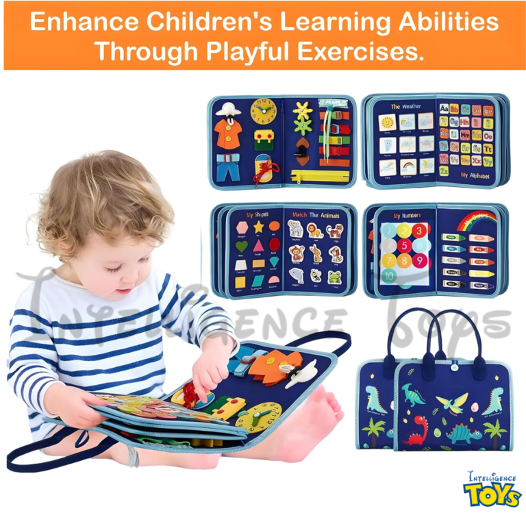 Busy Montessori Kit Sensory Book with 8 sides (6)